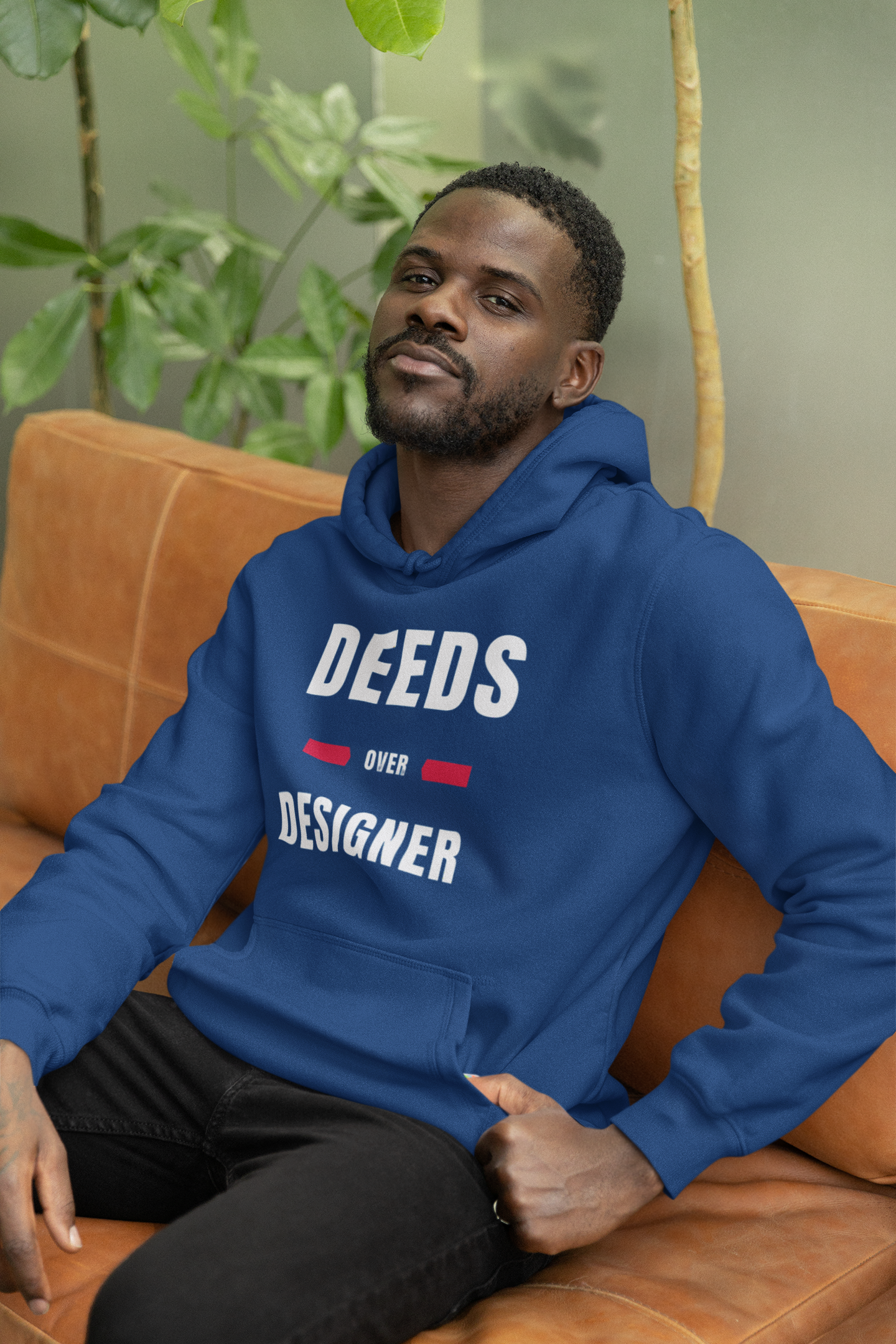 Deeds Over Designer Hoodie (only)
